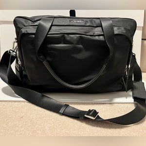 Tumi black women’s laptop bag